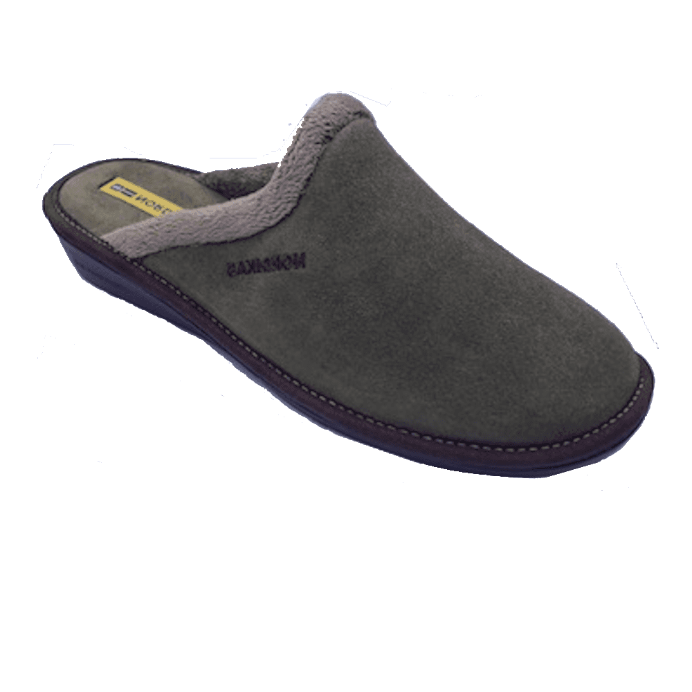 Nordikas Womens 234 Mule Suede Slipper - Musgo/Khaki - image 001 |ww_colour=musgo-khaki|ww_order=001|