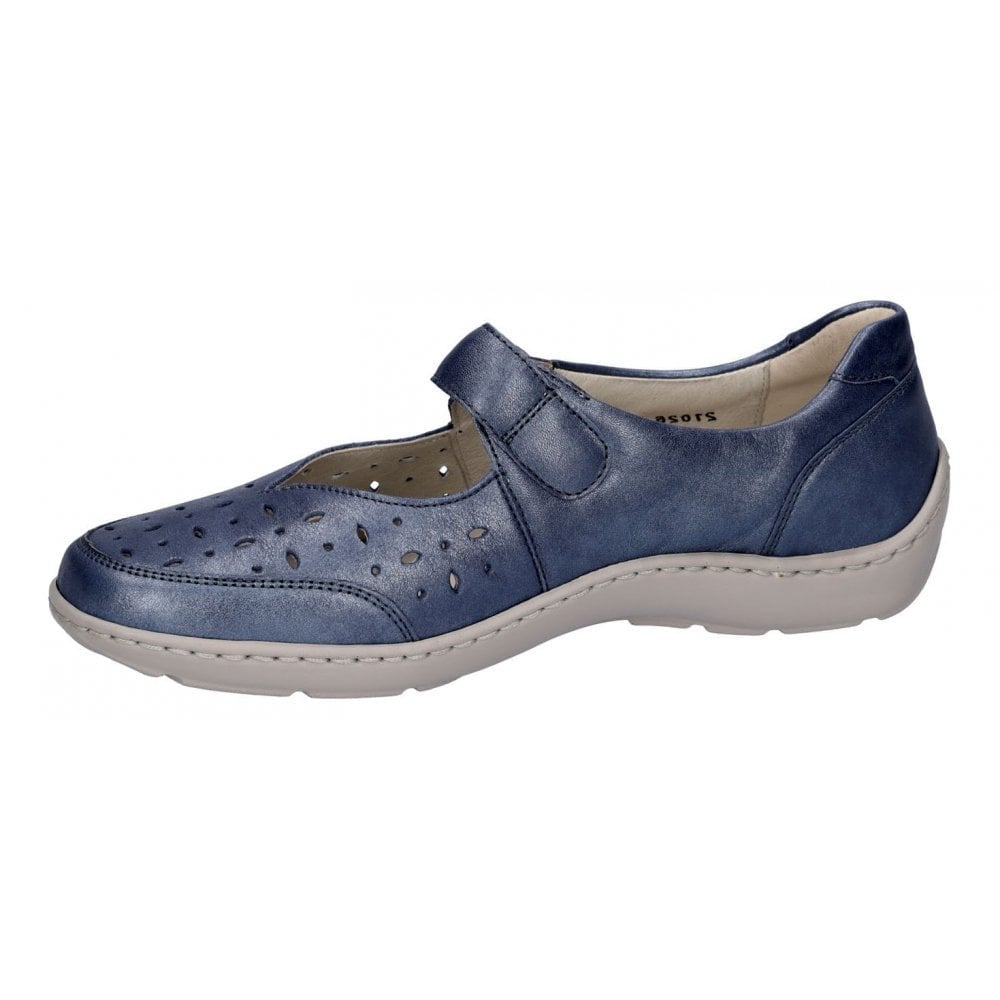 Waldlaufer 496325 Hook & Loop Fastening Shoe - Jeans - image 002 |ww_colour=jeans|ww_order=002|