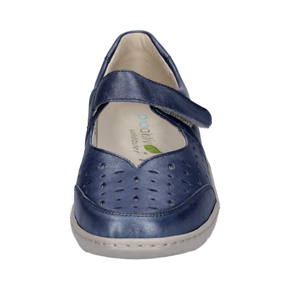 Waldlaufer 496325 Hook & Loop Fastening Shoe - Jeans - image 004 |ww_colour=jeans|ww_order=004|