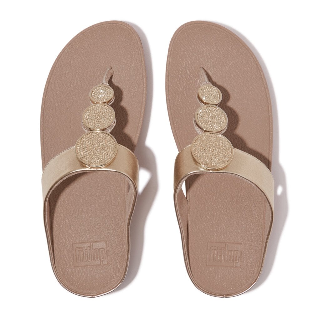 Fitflop Halo Bead Circle Toe Post Sandal - Gold - image 003 |ww_colour=gold|ww_order=003|