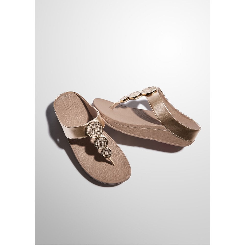 Fitflop Halo Bead Circle Toe Post Sandal - Gold - image 007 |ww_colour=gold|ww_order=007|