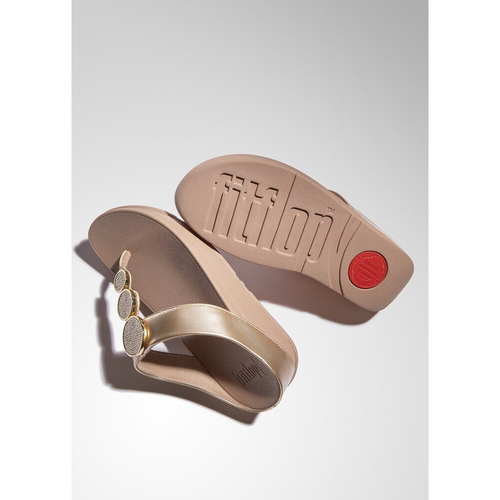 Fitflop Halo Bead Circle Toe Post Sandal - Gold - image 008 |ww_colour=gold|ww_order=008|