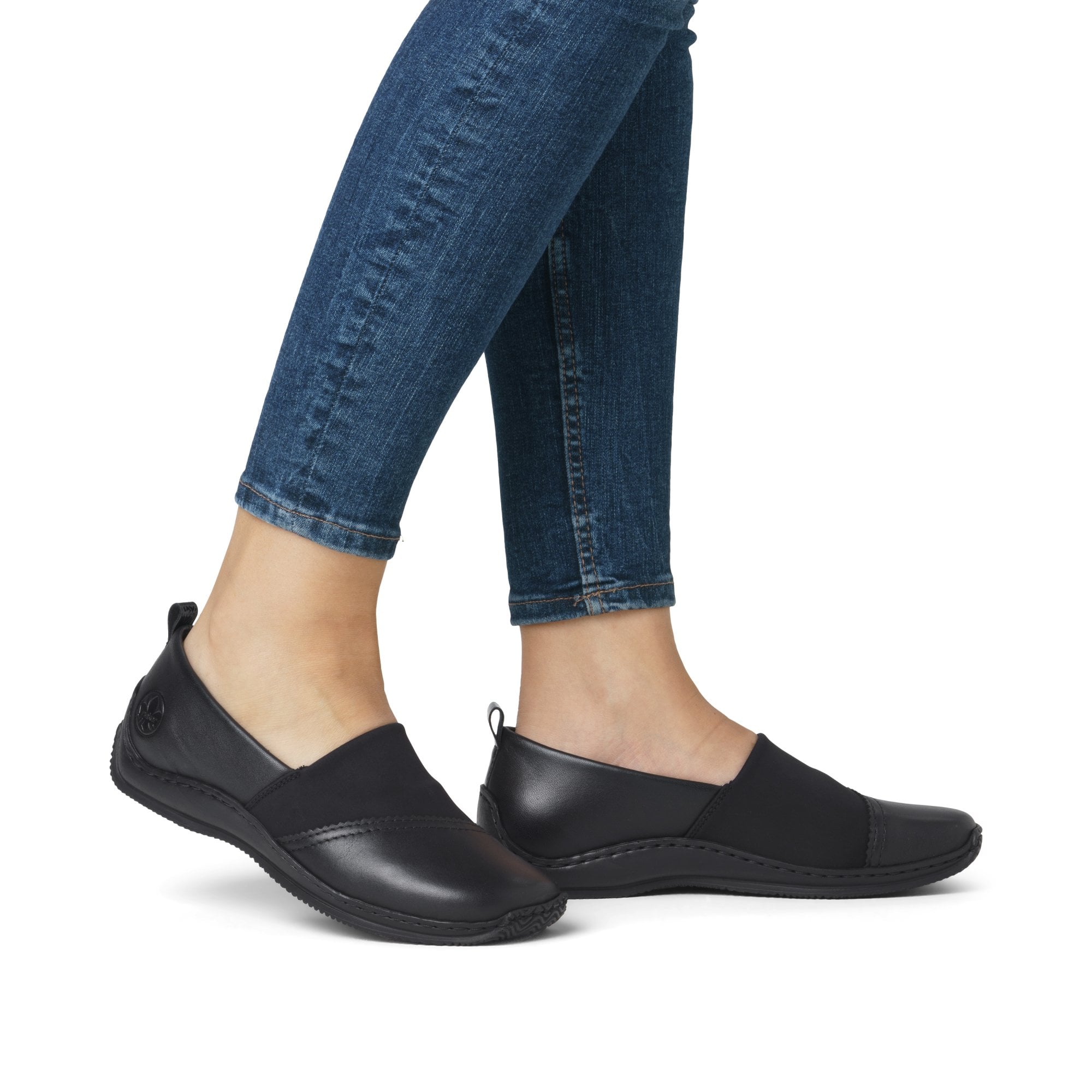 Rieker L1790 Slip-on Shoe - Black - image 002 |ww_colour=black|ww_order=002|
