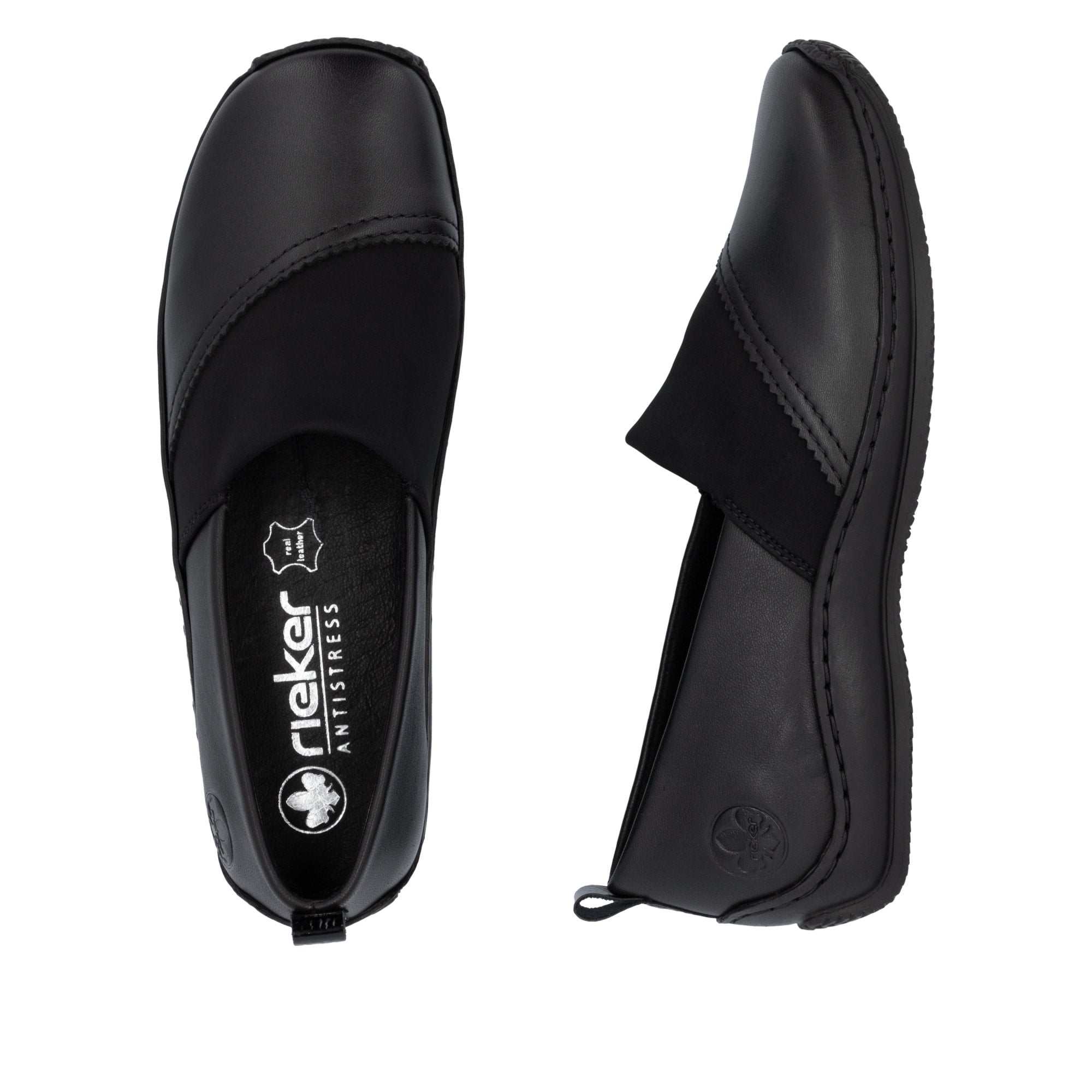 Rieker L1790 Slip-on Shoe - Black - image 004 |ww_colour=black|ww_order=004|
