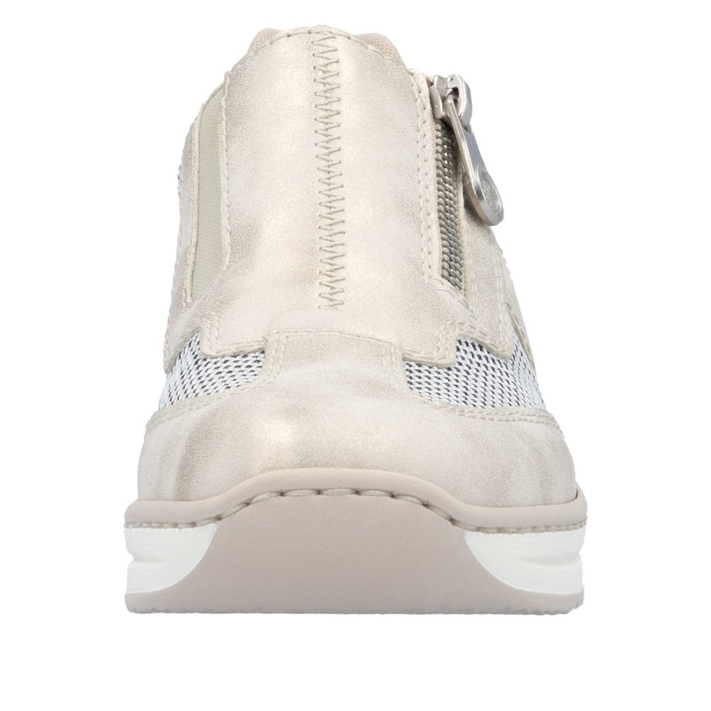 Rieker 48760 Zip Up Casual Shoe - Beige - image 006 |ww_colour=beige|ww_order=006|