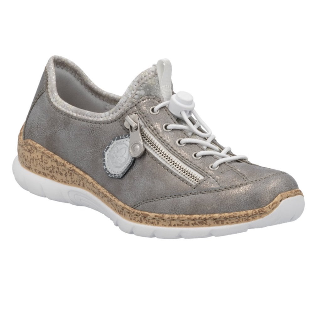 Rieker N4263 Riso Slip-on Trainer - Grey - image 001 |ww_colour=grey|ww_order=001|