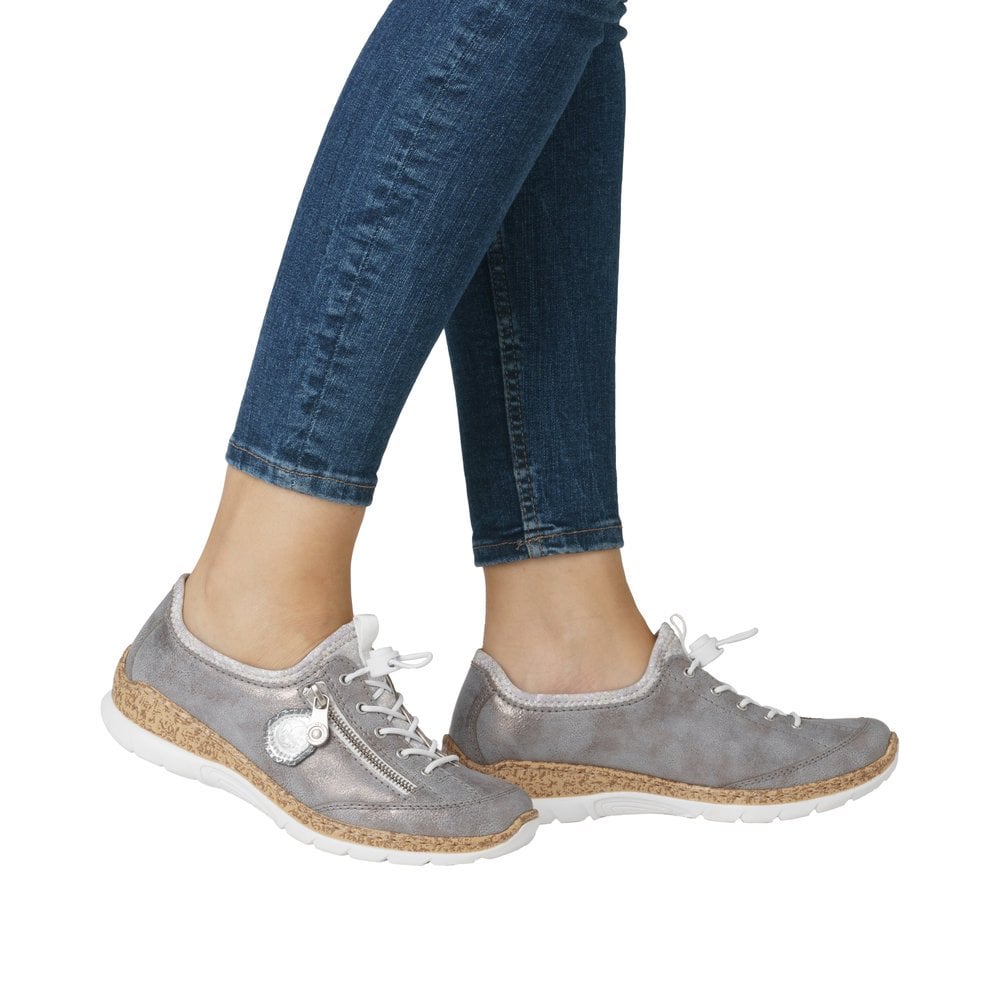 Rieker N4263 Riso Slip-on Trainer - Grey - image 009 |ww_colour=grey|ww_order=009|