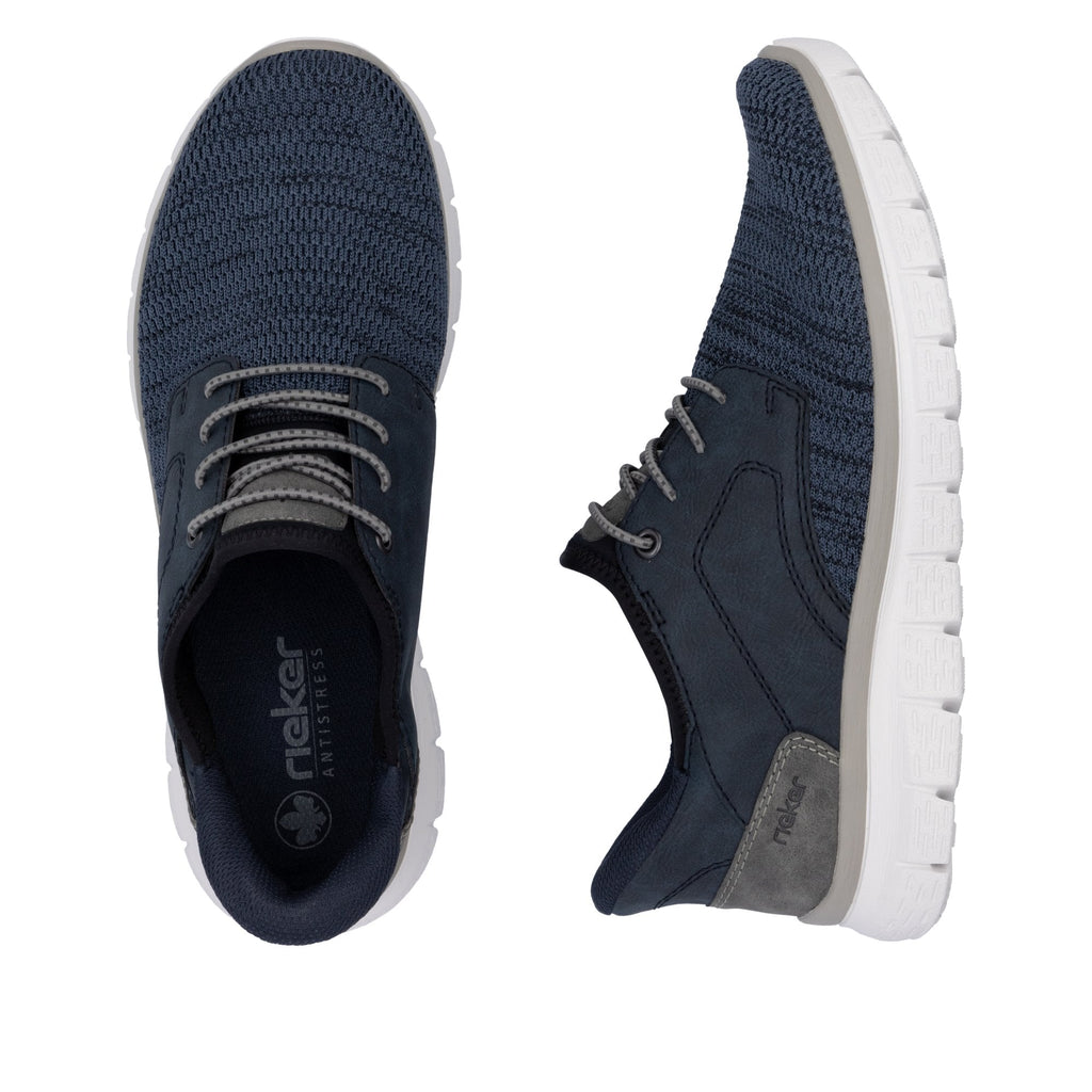 Rieker B6658 Slip On Trainers - Blue - image 002 |ww_colour=blue|ww_order=002|