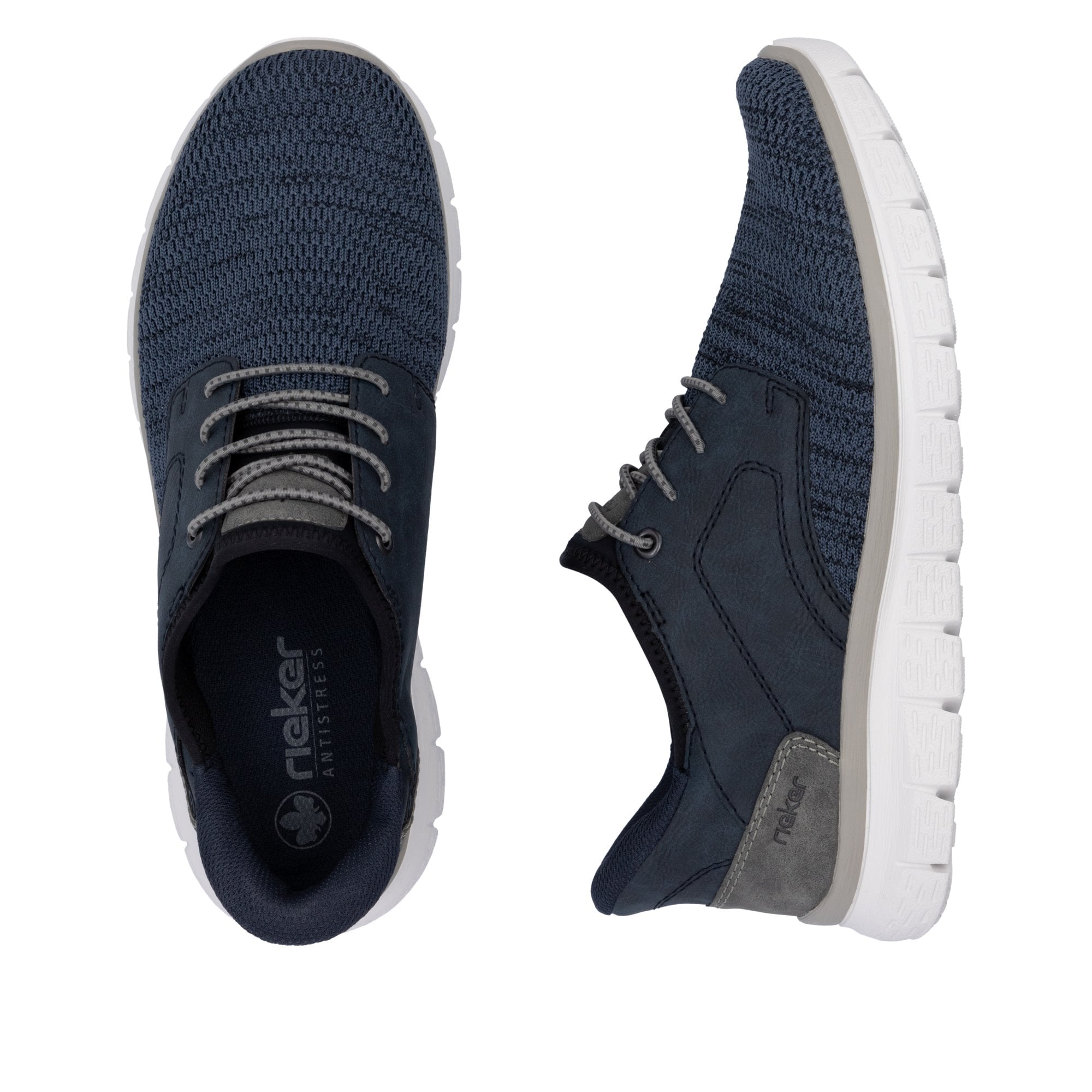 Rieker B6658 Slip On Trainers - Blue - image 002 |ww_colour=blue|ww_order=002|