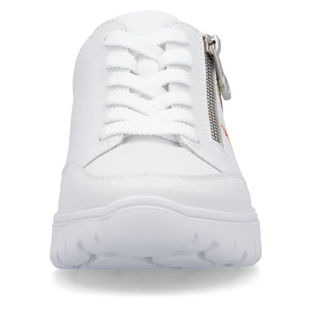 Rieker N1313 Lace Up Casual Shoe - White - image 008 |ww_colour=white|ww_order=008|