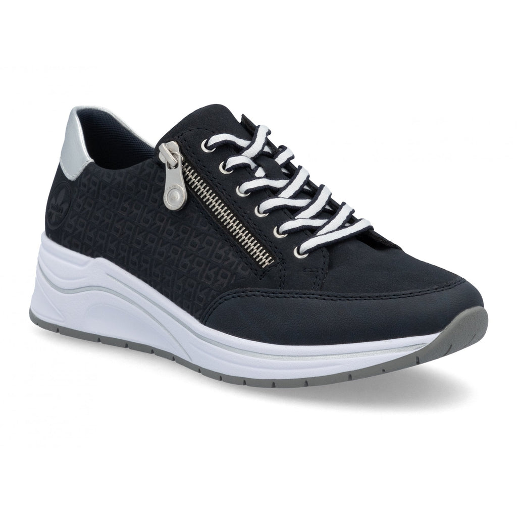 Rieker N9516 Casual Trainers - Blue - image 001 |ww_colour=blue|ww_order=001|