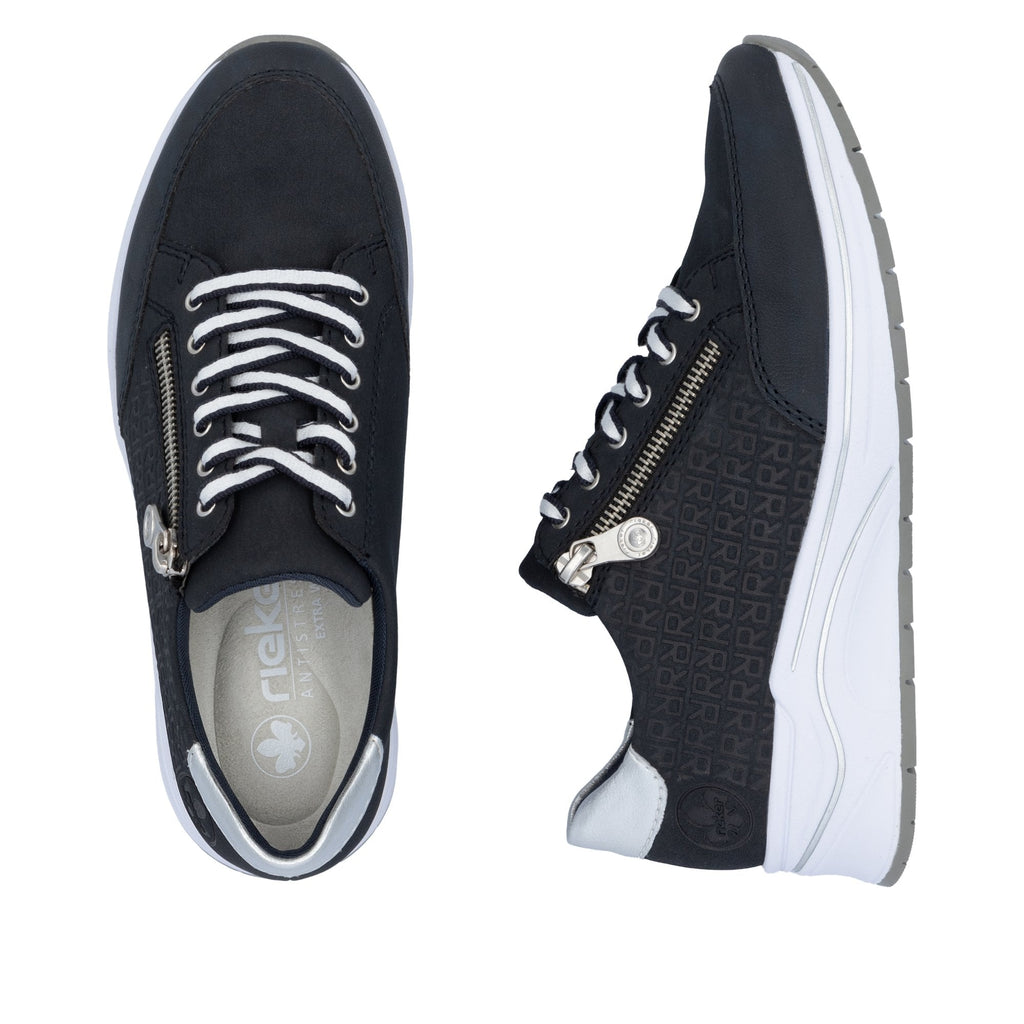 Rieker N9516 Casual Trainers - Blue - image 002 |ww_colour=blue|ww_order=002|