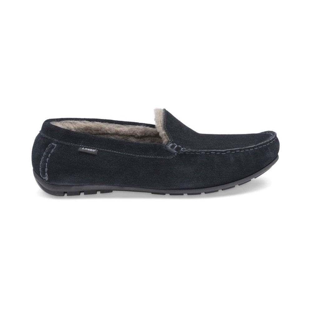 Loake Guards Men's Moccasin Style Slipper - Navy - image 003 |ww_colour=navy|ww_order=003|