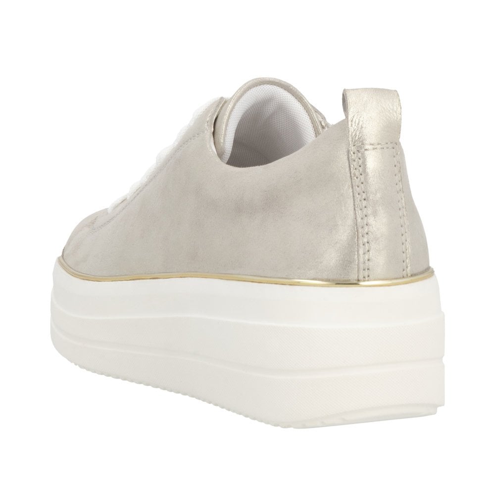 Remonte D1C03 Lace Up Casual Shoes Bee/Butterfly Accessory - Gold - image 007 |ww_colour=gold|ww_order=007|