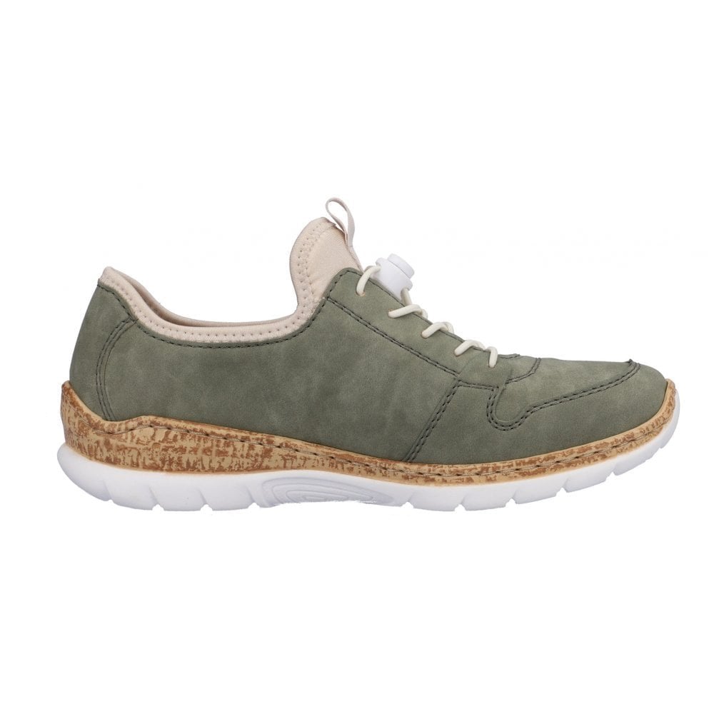 Rieker N42G0 Slip On Shoe - Green - image 004 |ww_colour=green|ww_order=004|
