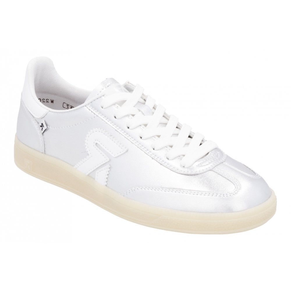 Rieker W2200 Lace Up Trainers - Silver - image 001 |ww_colour=silver|ww_order=001|