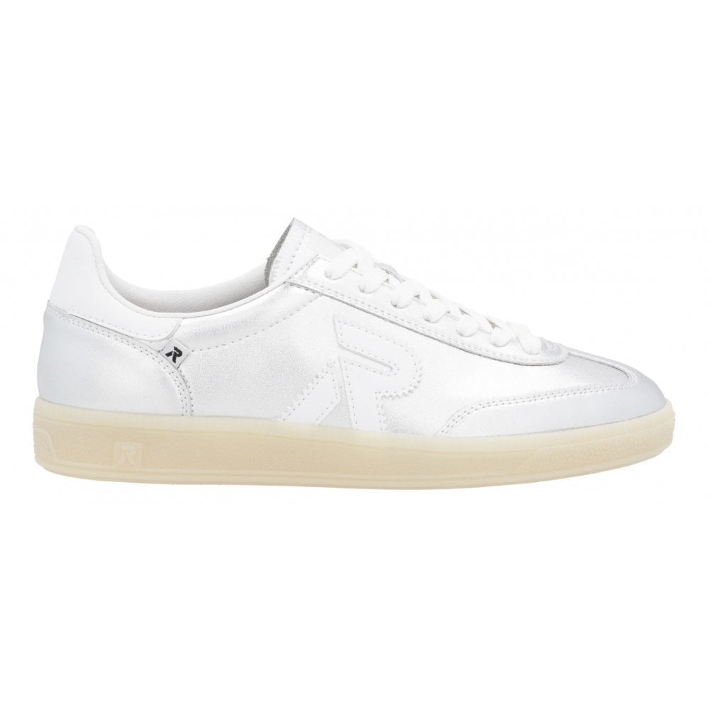 Rieker W2200 Lace Up Trainers - Silver - image 005 |ww_colour=silver|ww_order=005|