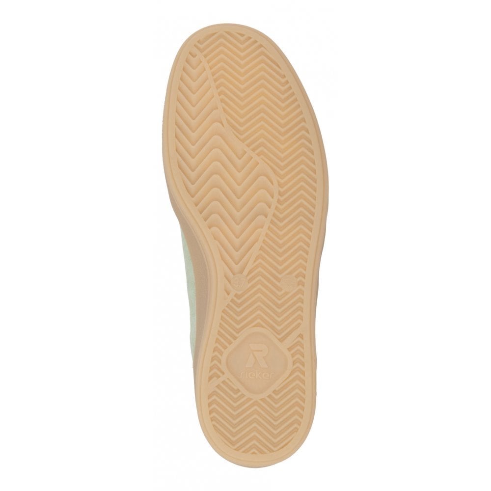 Rieker W2200 Lace Up Trainers - Mint - image 002 |ww_colour=mint|ww_order=002|