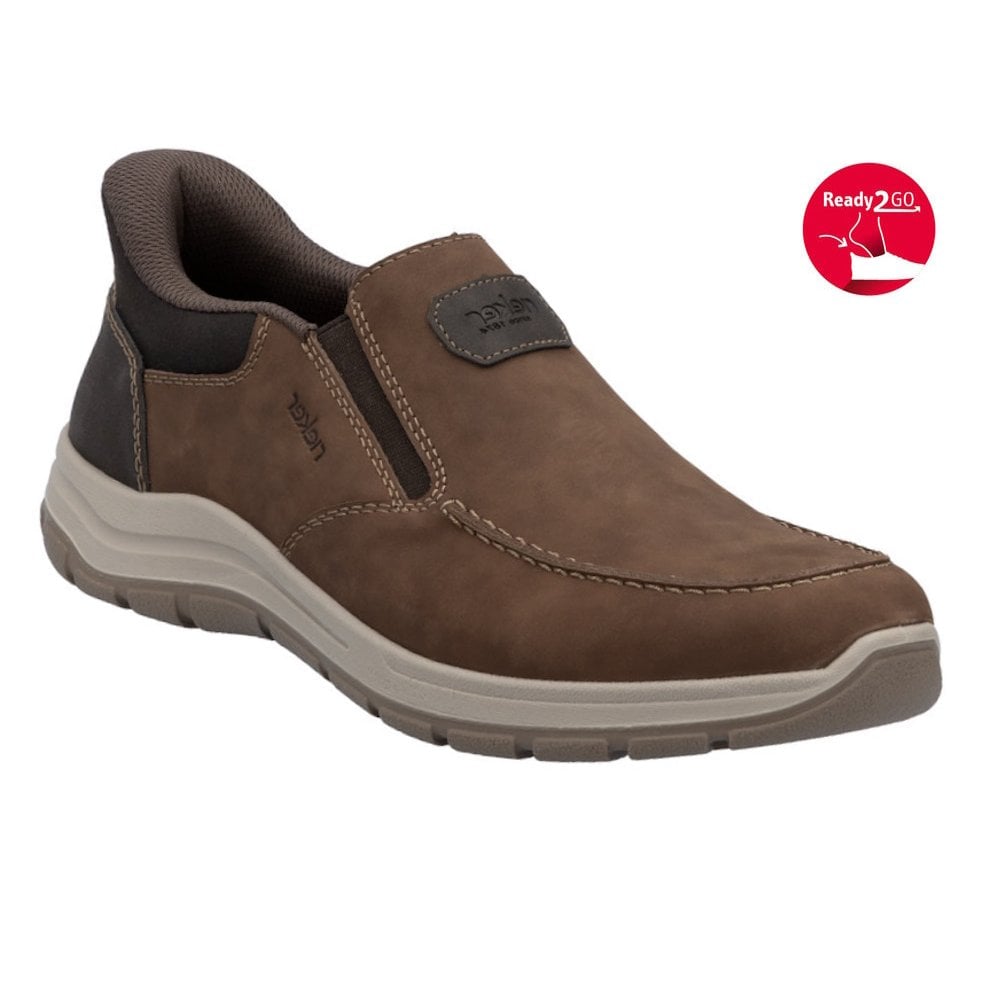 Rieker 03655 Slip On Shoe - Brown - image 001 |ww_colour=brown|ww_order=001|