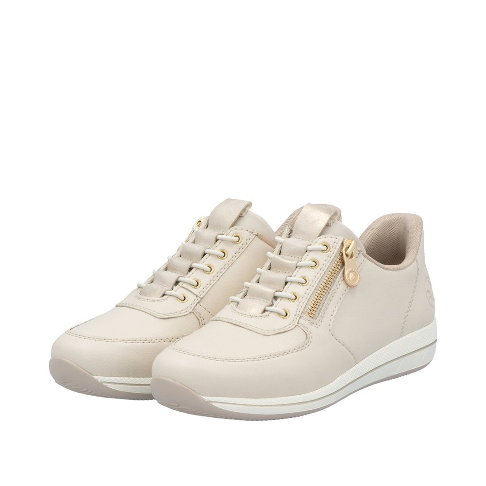 Rieker N1156 Casual Slip On Shoe - Beige - image 002 |ww_colour=beige|ww_order=002|