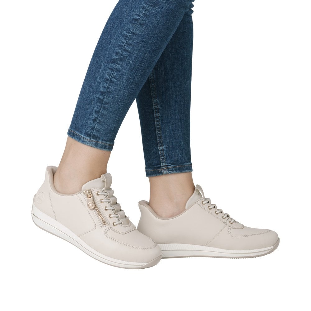 Rieker N1156 Casual Slip On Shoe - Beige - image 010 |ww_colour=beige|ww_order=010|