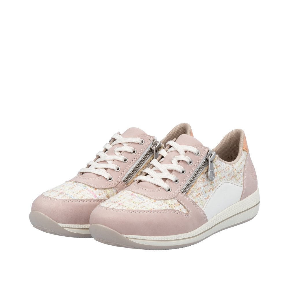 Rieker N1100 Casual Shoe - Pink - image 002 |ww_colour=pink|ww_order=002|