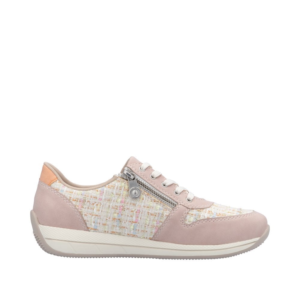 Rieker N1100 Casual Shoe - Pink - image 003 |ww_colour=pink|ww_order=003|