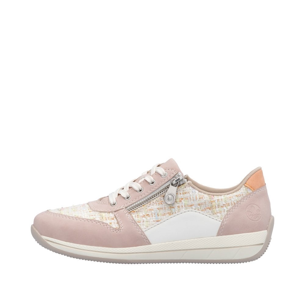 Rieker N1100 Casual Shoe - Pink - image 005 |ww_colour=pink|ww_order=005|