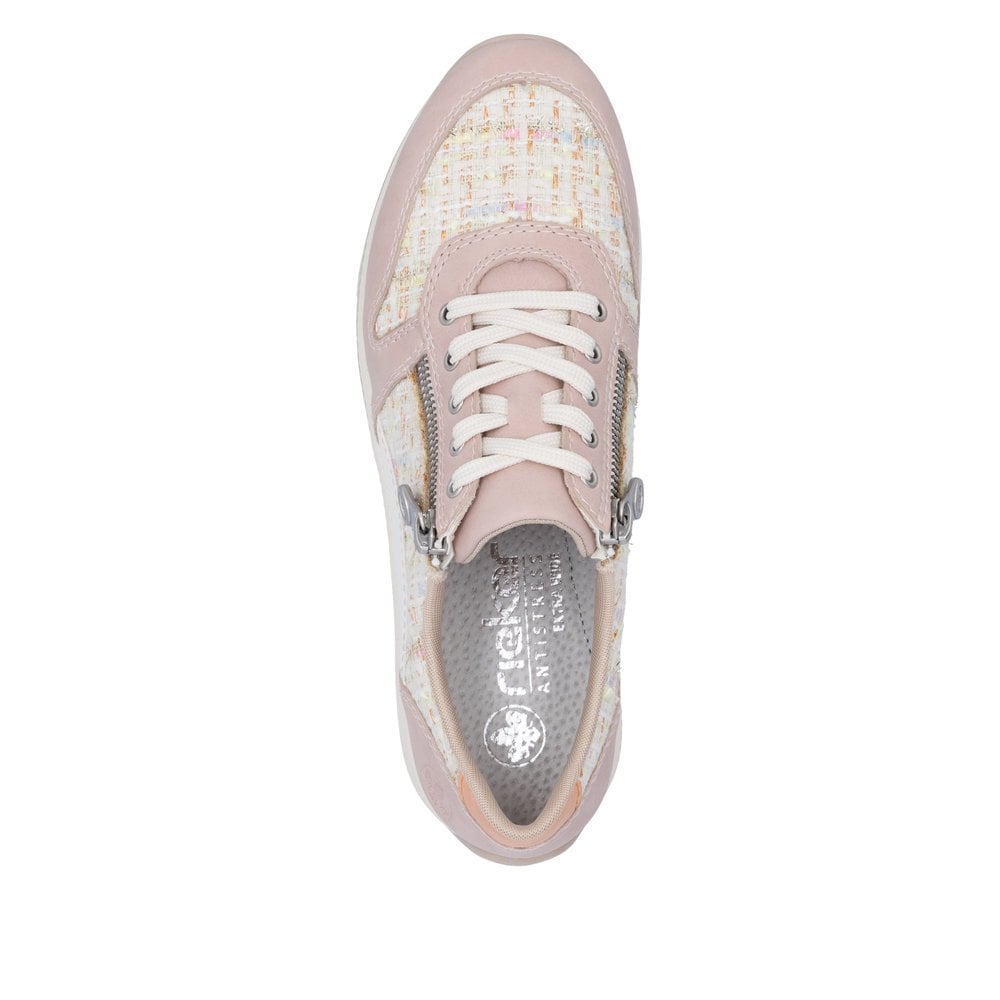 Rieker N1100 Casual Shoe - Pink - image 010 |ww_colour=pink|ww_order=010|
