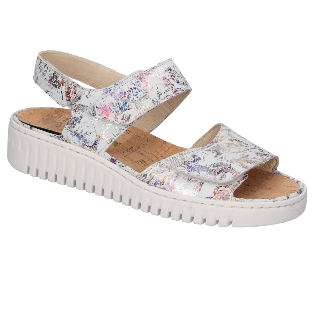 Waldlaufer 955001 Willow Adjustable Sandal - White Multi - image 001 |ww_colour=white-multi|ww_order=001|