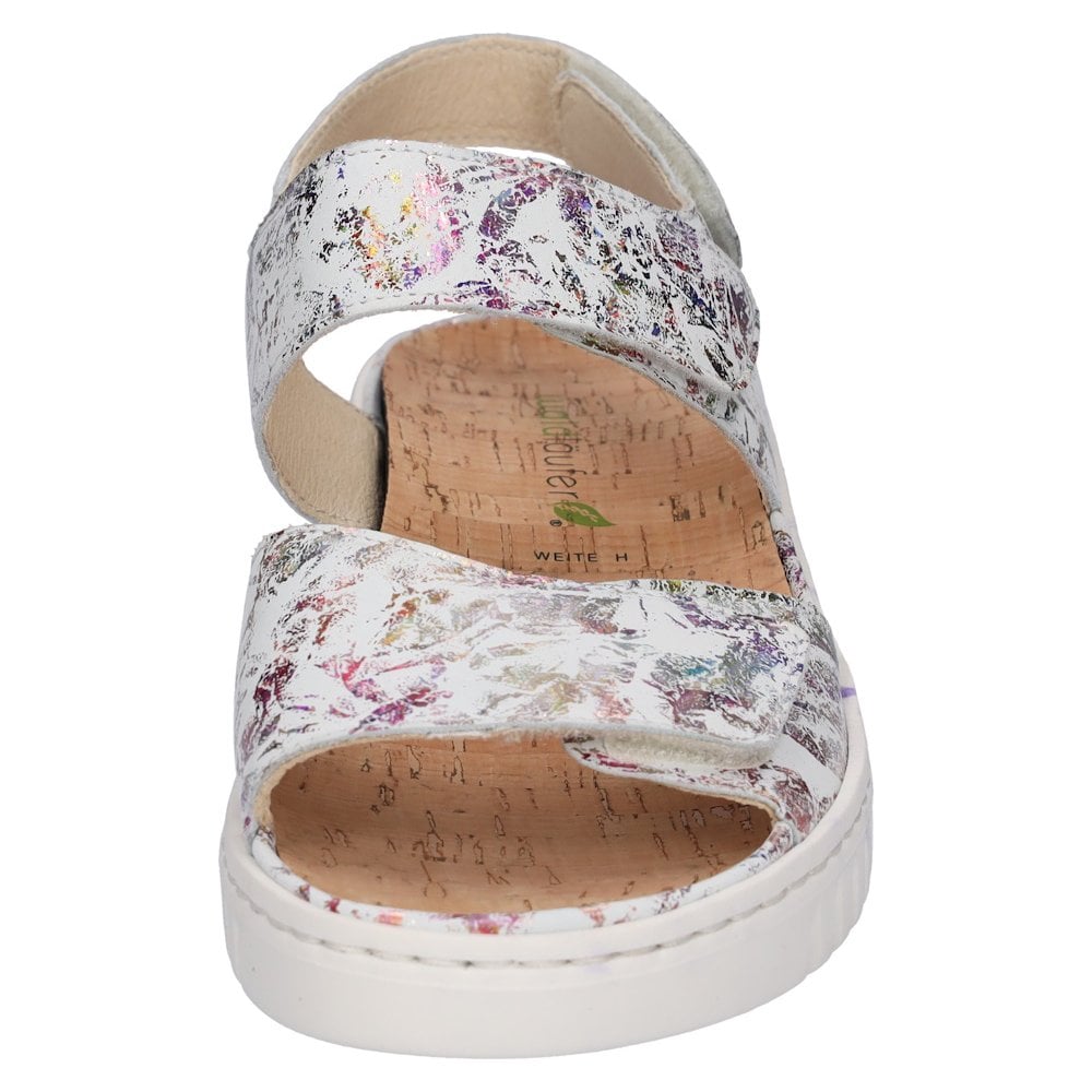Waldlaufer 955001 Willow Adjustable Sandal - White Multi - image 004 |ww_colour=white-multi|ww_order=004|