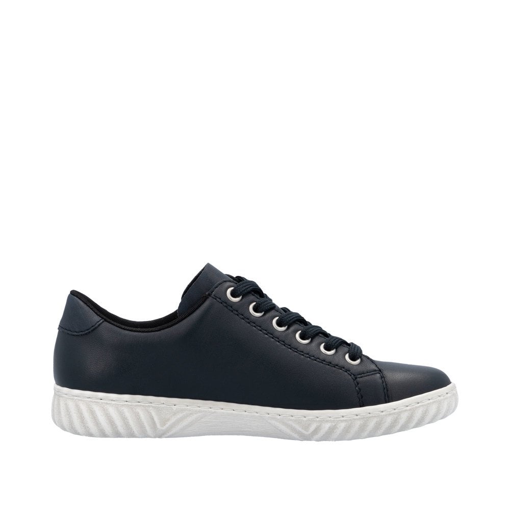 Rieker N0900 Lightweight Casual Lace Up/Zip Shoe - Blue - image 002 |ww_colour=blue|ww_order=002|
