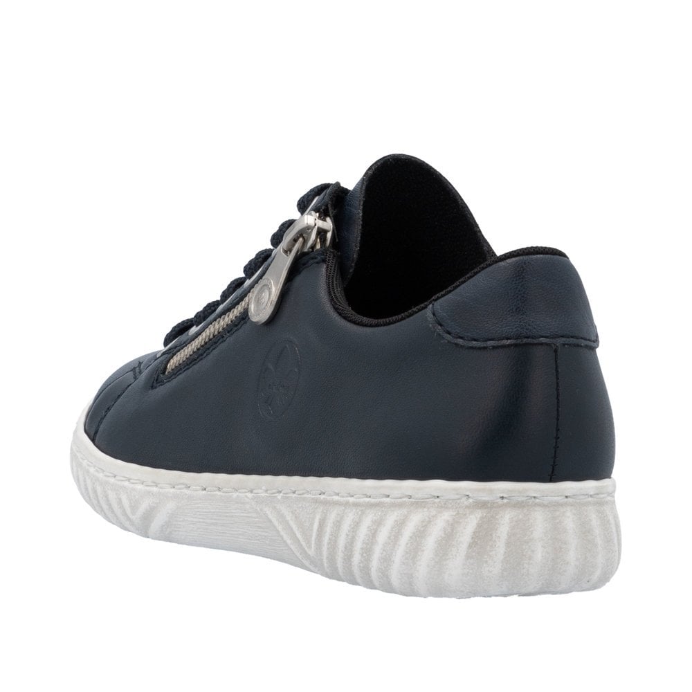 Rieker N0900 Lightweight Casual Lace Up/Zip Shoe - Blue - image 003 |ww_colour=blue|ww_order=003|