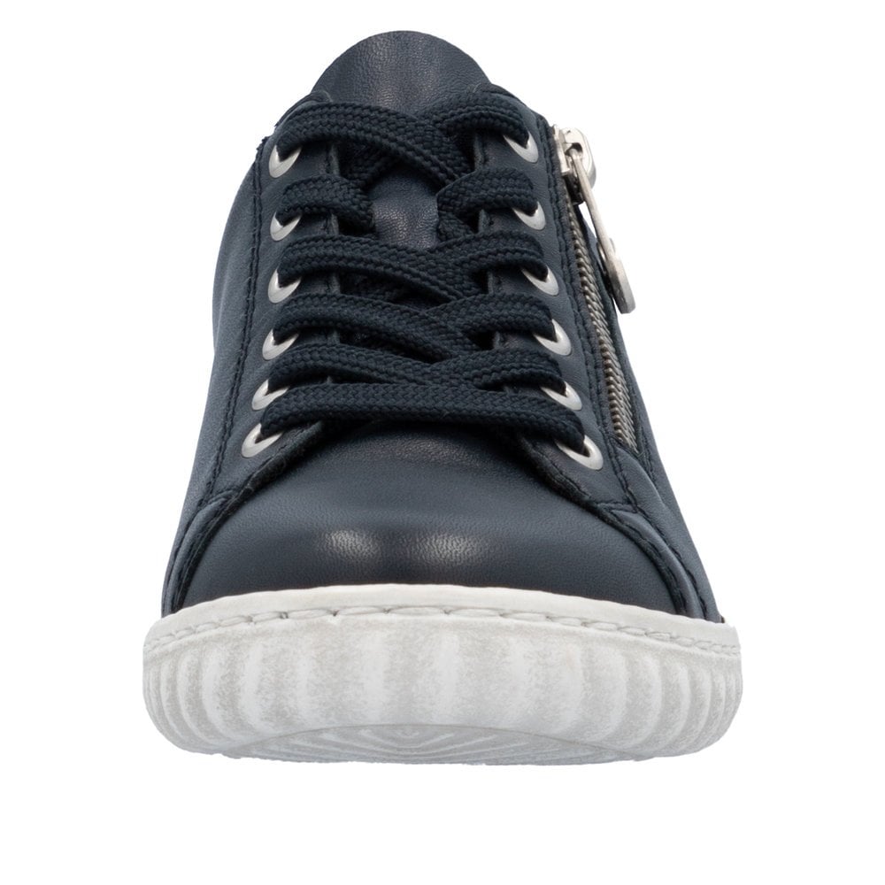 Rieker N0900 Lightweight Casual Lace Up/Zip Shoe - Blue - image 005 |ww_colour=blue|ww_order=005|