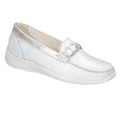 Waldlaufer Hinata Loafer Flats - Silver - image 001 |ww_colour=silver|ww_order=001|