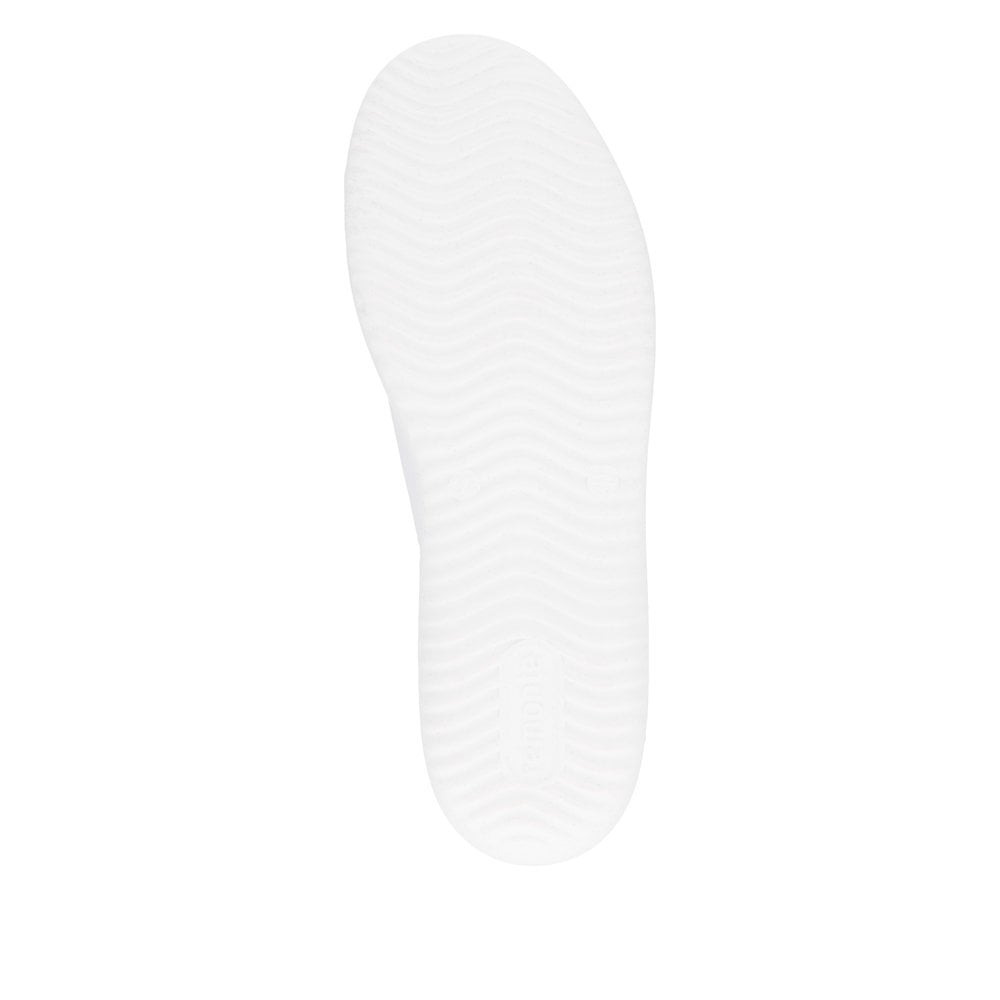 Remonte D1E03 Lace Up/ Zip Casual Shoe - White Combi - image 003 |ww_colour=white-combi|ww_order=003|