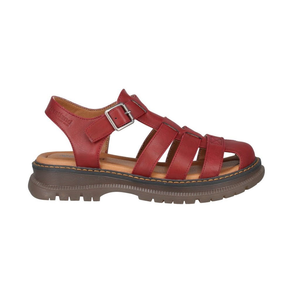 Westland by Josef Seibel Peyton 09 Vegan Sandal - Red - image 005 |ww_colour=red|ww_order=005|