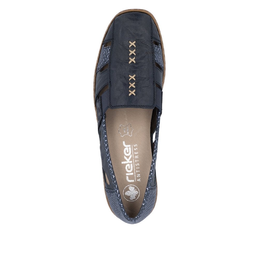 Rieker Doris 41385 Shoe - Blue - image 009 |ww_colour=blue|ww_order=009|
