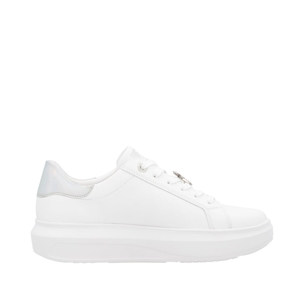 Rieker W1202 Ladies Lace-up - White Combi - image 006 |ww_colour=white-combi|ww_order=006|