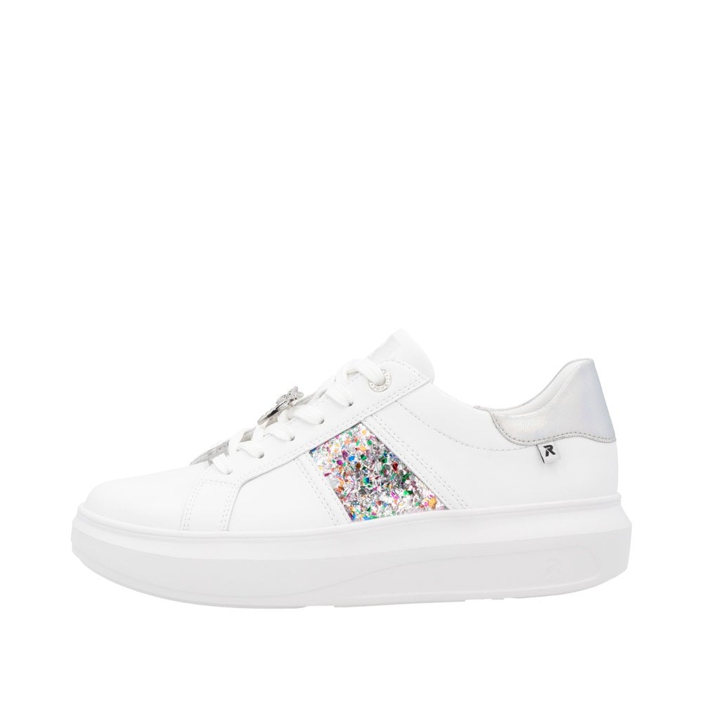 Rieker W1202 Ladies Lace-up - White Combi - image 008 |ww_colour=white-combi|ww_order=008|