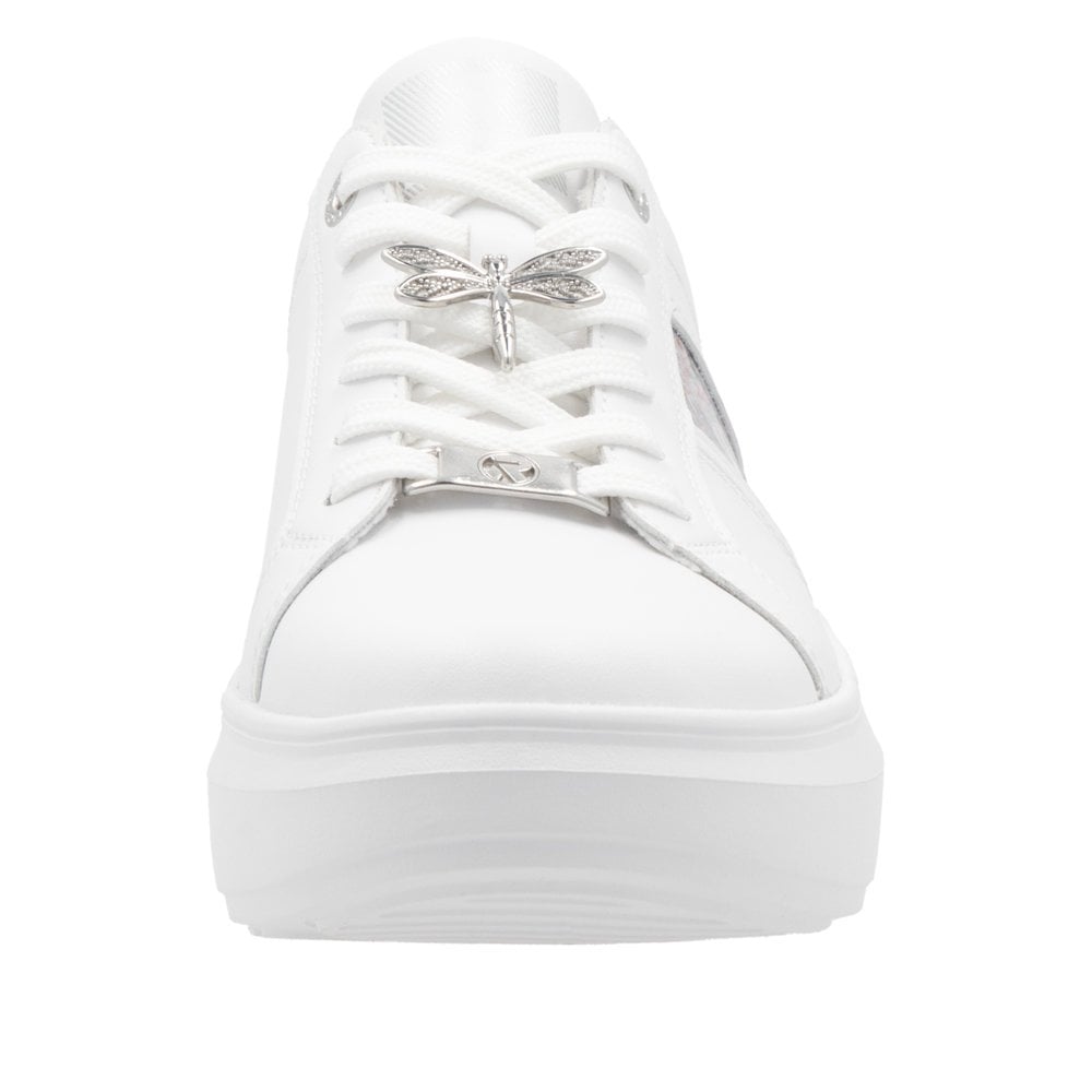Rieker W1202 Ladies Lace-up - White Combi - image 009 |ww_colour=white-combi|ww_order=009|