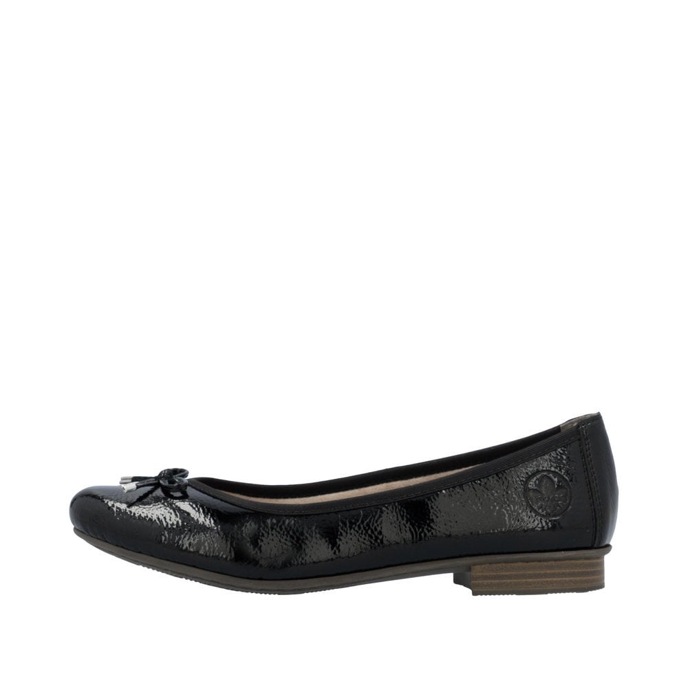 Rieker 51950 Slip On Ballet Pump - Black - image 006 |ww_colour=black|ww_order=006|