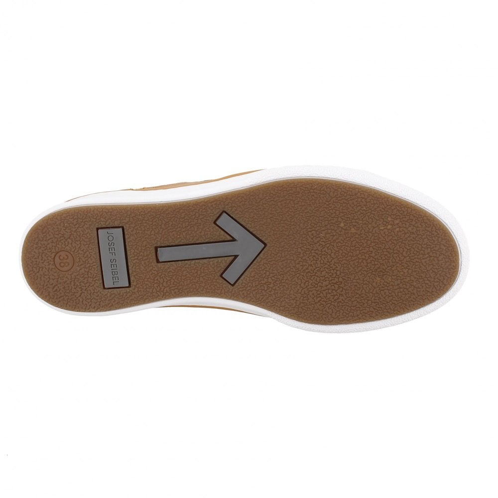 Josef Seibel Claire 03 Lace/Zip up Trainer - Camel - image 002 |ww_colour=camel|ww_order=002|