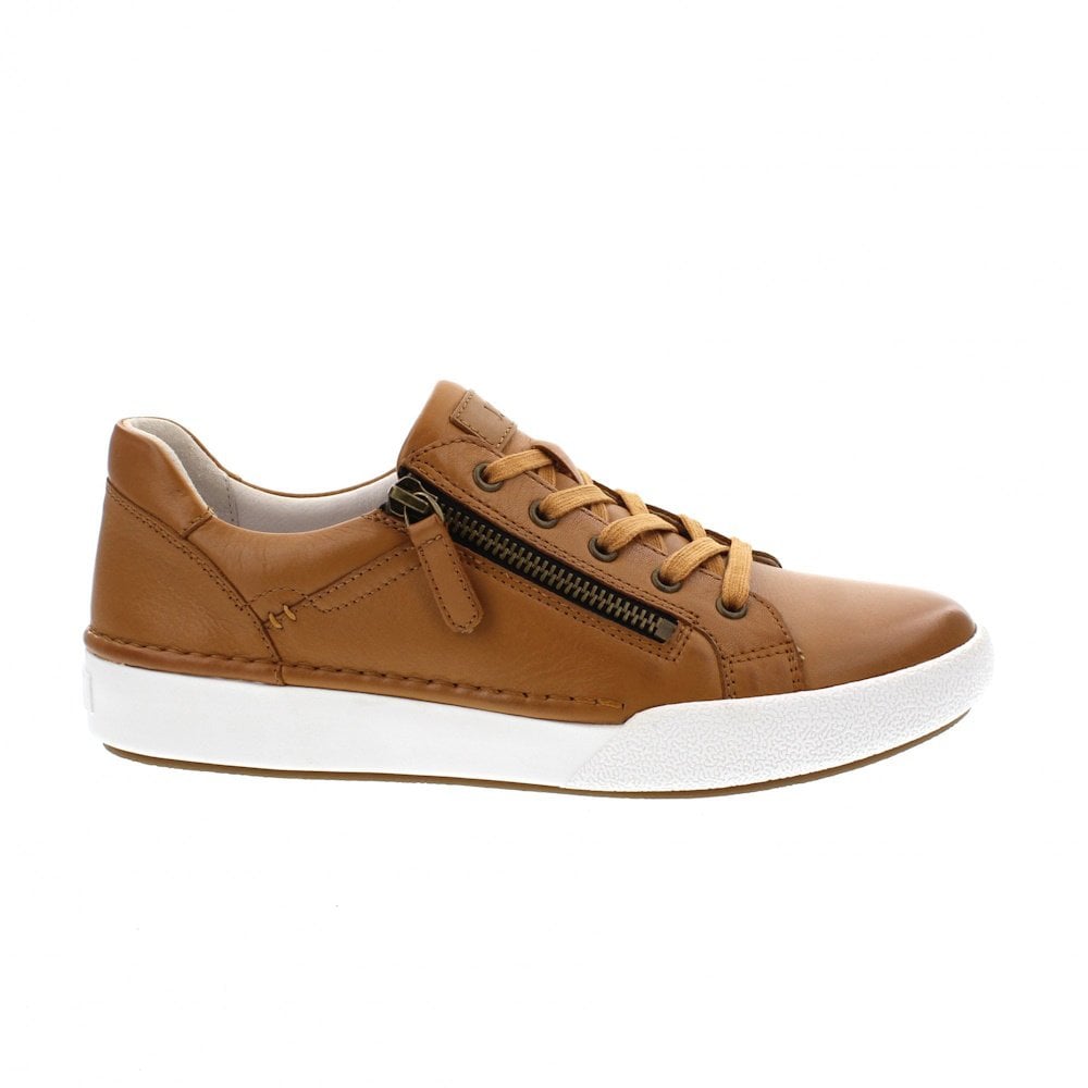 Josef Seibel Claire 03 Lace/Zip up Trainer - Camel - image 006 |ww_colour=camel|ww_order=006|