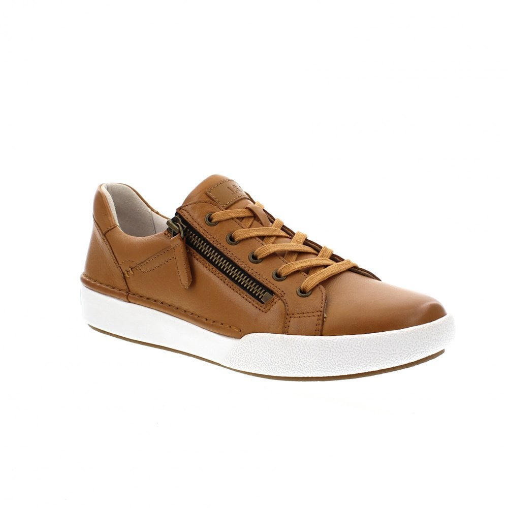 Josef Seibel Claire 03 Lace/Zip up Trainer - Camel - image 008 |ww_colour=camel|ww_order=008|