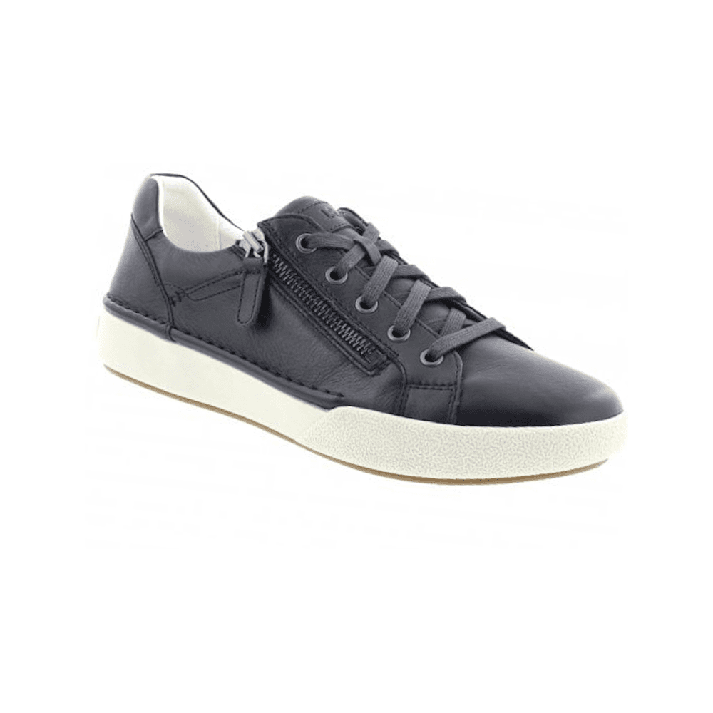 Josef Seibel Claire 03 Lace/Zip up Trainer - Indigo - image 001 |ww_colour=indigo|ww_order=001|