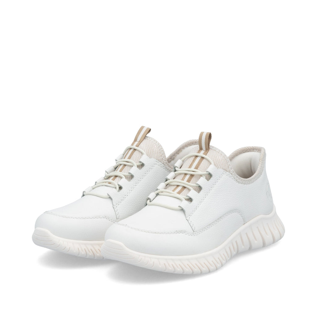 Rieker Slip On Casual Summer Shoe - White - image 003 |ww_colour=white|ww_order=003|