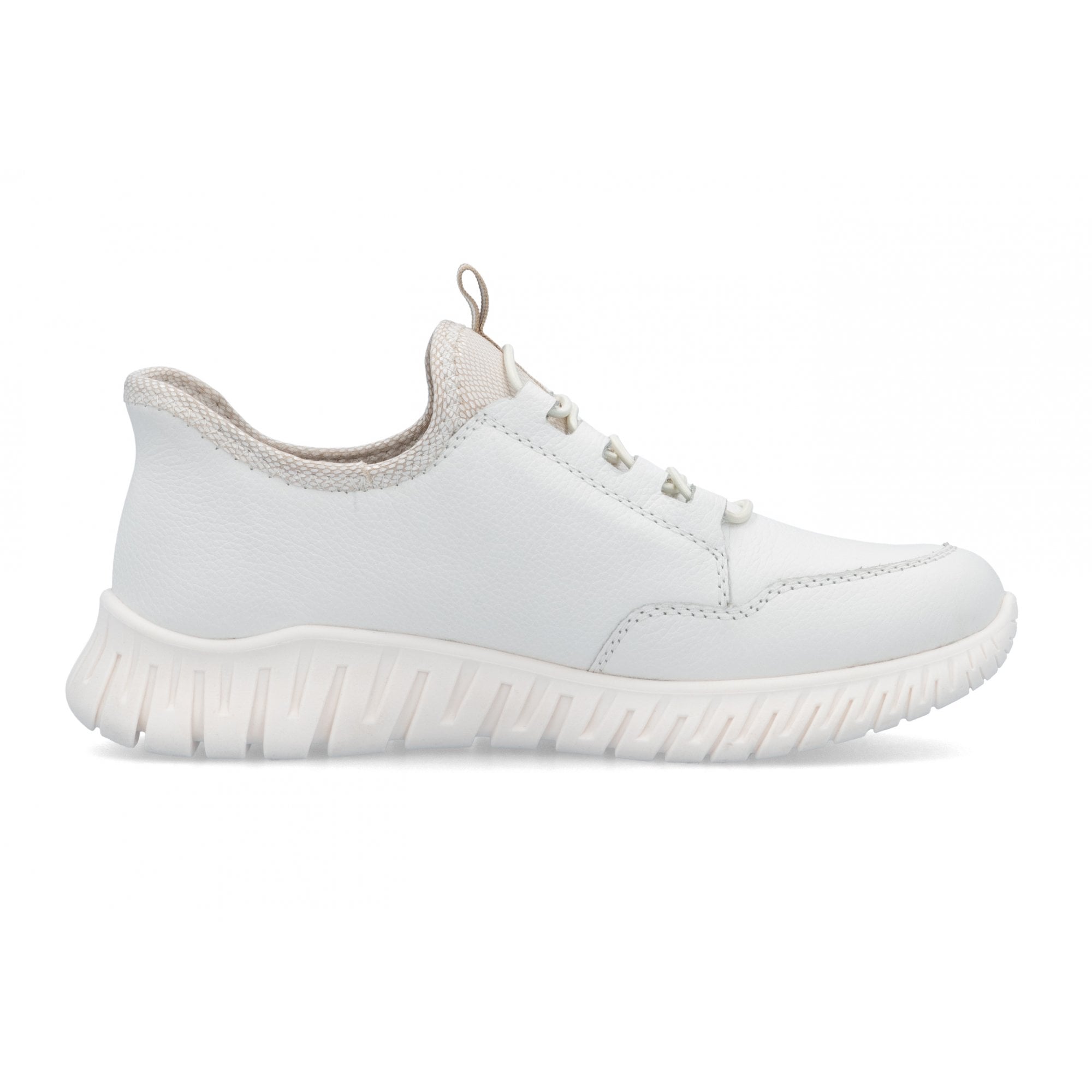 Rieker Slip On Casual Summer Shoe - White - image 004 |ww_colour=white|ww_order=004|