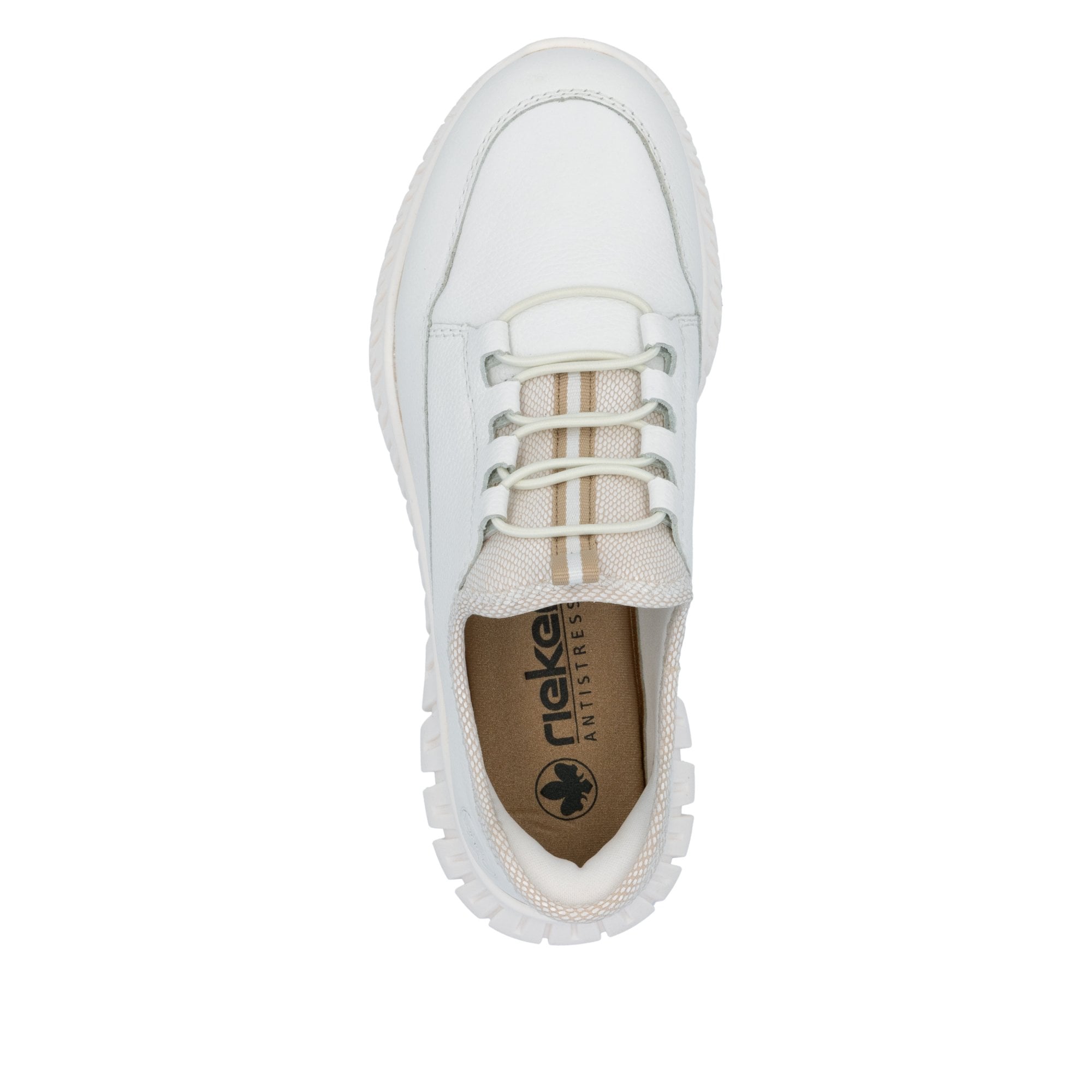 Rieker Slip On Casual Summer Shoe - White - image 010 |ww_colour=white|ww_order=010|