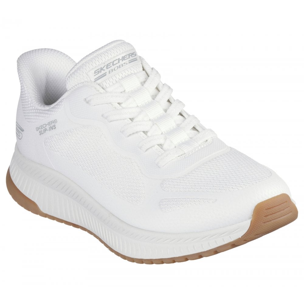 Skechers Slip-ins: BOBS Staple Look Trainers - White - image 001 |ww_colour=white|ww_order=001|